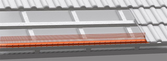 Аэроэлемент карнизного свеса