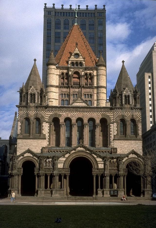 Церковь Троицы в Бостоне. 1874–77. Архитектор Г. Ричардсон