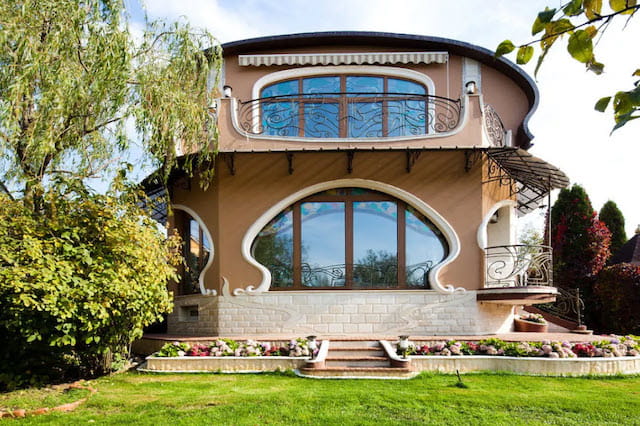 Коттедж в стиле Модерн ар-нуво