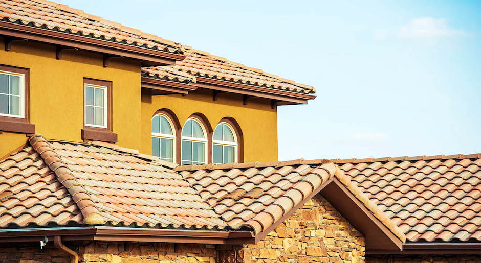 Натуральная черепичная кровля