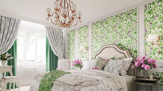 Спальня в стиле прованс